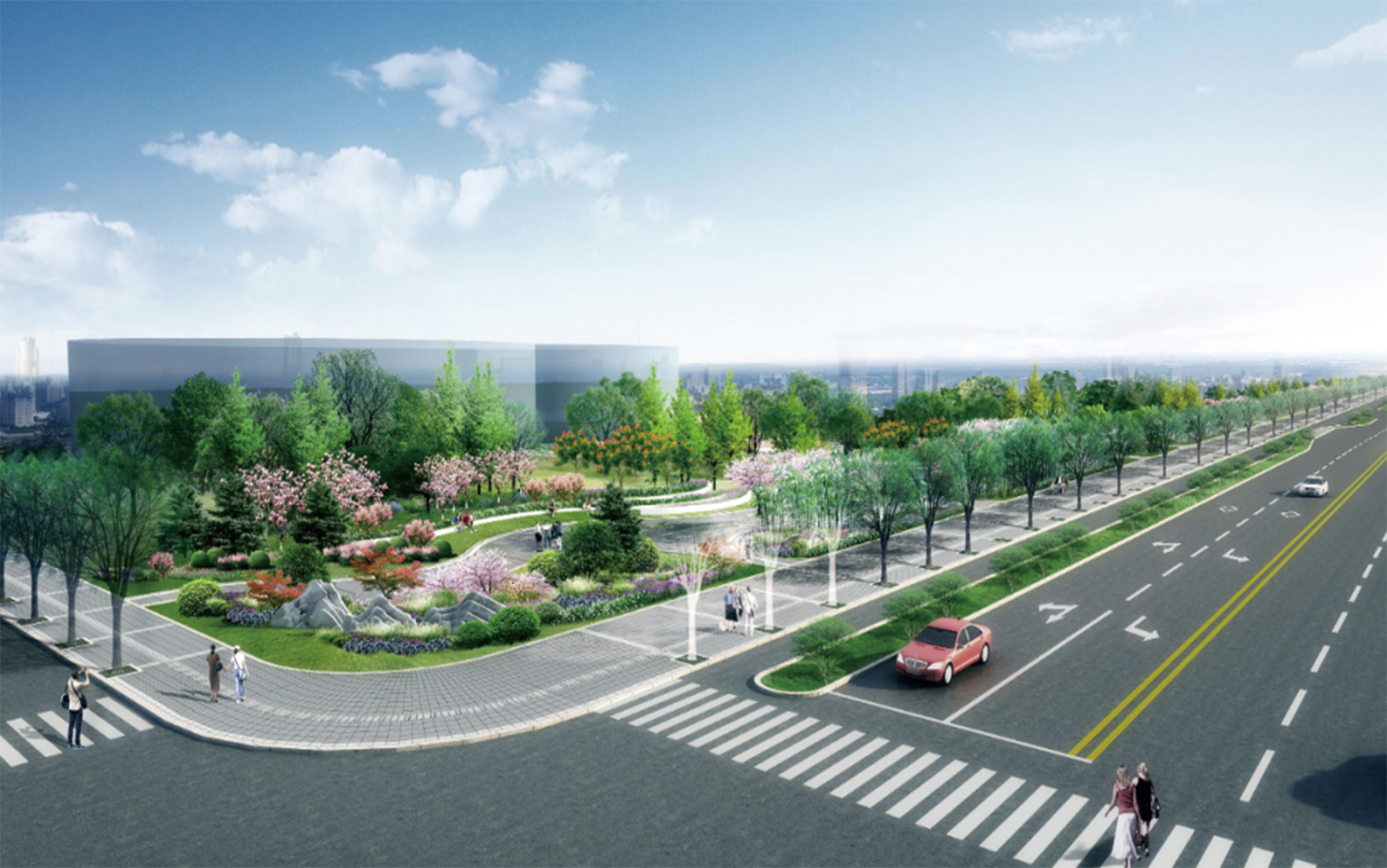 鄠邑区城区主要道路及环境景观提升网投在线官网（中国）官方网站
